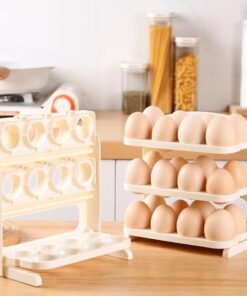 3 layer folding egg storage box