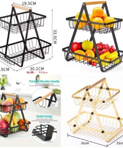 2 Tier Heavy Duty Fruit Basket