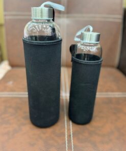 Glass Bottle With Protective Pouch 1000ML