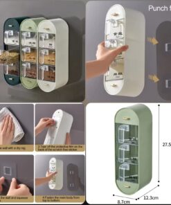 Wall mounted seasoning spice rack SK