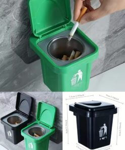 Wall mounted ashtray