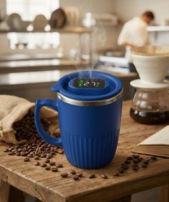 LED Temperature Hot n Cold Stainless Steel Coffee Mug with Box Packing