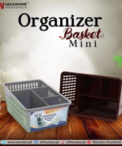 Plastic Basket for Kitchen- Cabinet Organizer - Mini Size