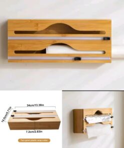 2 in 1 wrap cutter wooden