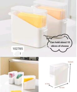 Airtight cheese keeper container