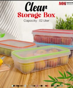 Clear Storage Box 02 Liter
