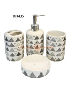 4pcs Ceramic bath set