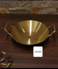 Stainless steel Golden cooking pot  24cm