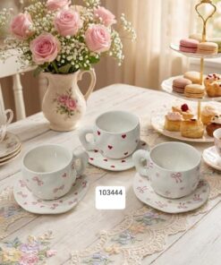 Cap and saucer ceramic