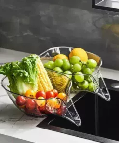 Pack Of 2 Multi-Functional Drain Basket Sink