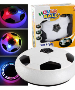 Kids Toys Hover Soccer Ball Battery Operated Air Floating Soccer Ball with LED Light and Soft Foam Bumper