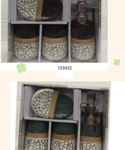 4pcs Ceramic bath set