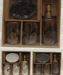 4pcs Ceramic bath set