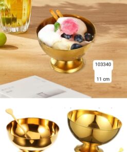 Ice bowl golden 11cm