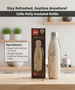 Cello Water Bottle Stainless Steel 750ml