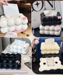 Bubble bow tissue box SK