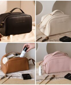 Cosmetic Leather Pouch