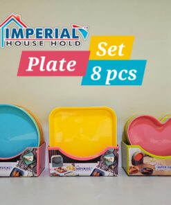 8 Pcs Plate Set