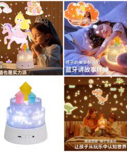 Kids Unicorn castle Projector Lamp