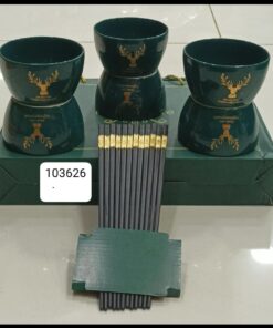 Ceramic bowl set 6pcs with chop stick