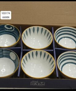 Ceramic bowl set 6pcs