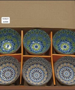 Ceramic bowl set 6pcs