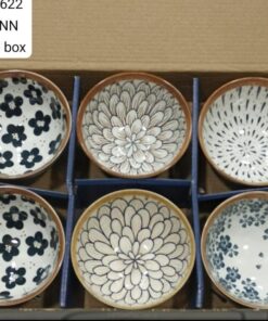 Ceramic bowl set 6pcs