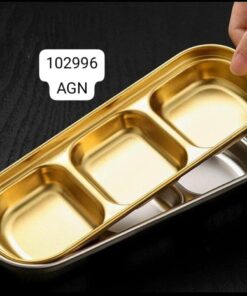 Stainless steel 3potion tray