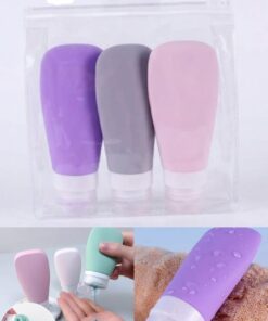 Silicone treval lostion bottle 3pcs