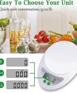5kg Portable LED Digital Scale with tray Scales Food Balance Measuring Weight Kitchen Scales Small Scale Weighing In Grams