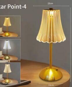 Crystal Shade Touch Lamp
