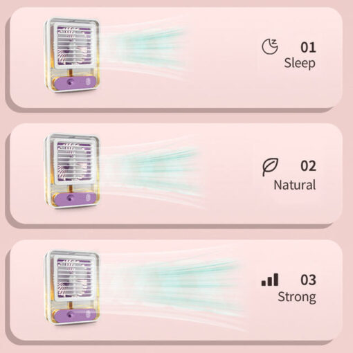 Humidifying Spray Fan With Night Light - Image 6