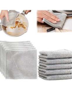 12psc Multipurpose wire dishwashing rags AQ