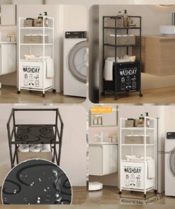 3 layer laundry storage