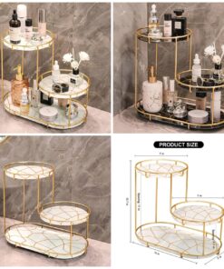 3 tier golden vanity stand SK
