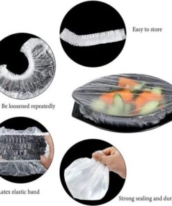 100 Pcs High Quality Elastic Food Storage Reusable Bowl Covers