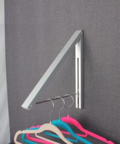 Folding Wall-Mounted Retractable Clothes Hanger