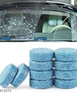 10PCS Car Windshield Cleaner Solid Cleaner Effervescent Tablet Glass Water Universal Automobile Accessories Spray Cleaner