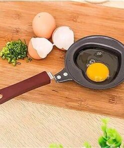 Steel Partable Frying Pan Poached Egg Heart Mold