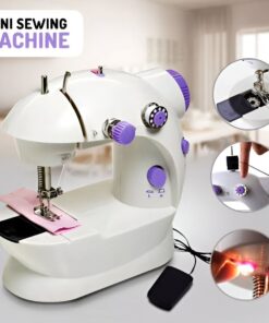 4in1 Mini Portable Sewing Machine with Box and Paddle (Direct Electric and Battery Both Options)