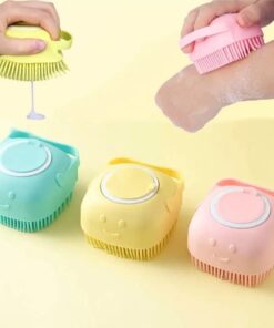 Silicon Bath Brush With Box