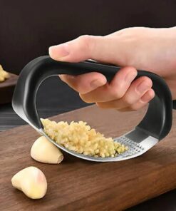 Stainless Steel Garlic Press Manual Garlic Masher Tool Chopping Garlic Tool