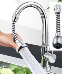Kitchen Sink Faucet Extender, 360 Degree Rotate