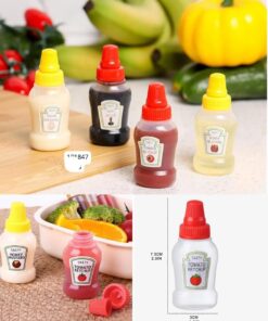 Mini ketchup source bottle pack of two