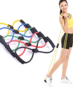 New Portable Pull Rope Yoga Female Male Fitness Exercise 8 Word Chest Developer Gym Muscle