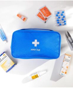 First Aid Bag Survival Medicine Travel Rescue BagPortable Medium Empty Package Organizer Multi-Layer First Aid Kit Pouch 221