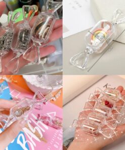 Acrilic jewellery candy shap pack of 10