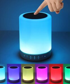 Wireless Night Light Led Touch Lamp Speaker With Portable Bluetooth