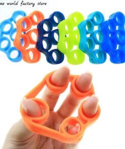 Silicone World High Elastic Hand Gripper Silicone Finger Toy Tension Puller Fitness Wrist Strength Training Resistance Band