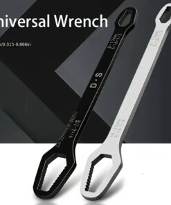 1Pc Double Ended Wrench, Self -Tightening  Screw Nuts Repair Wrench, Double-Headed Ratchet Spanner, Adjustable Torx Spanner